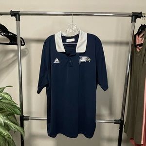 Blue with white collar Georgia Southern Adidas Men’s Football Polo